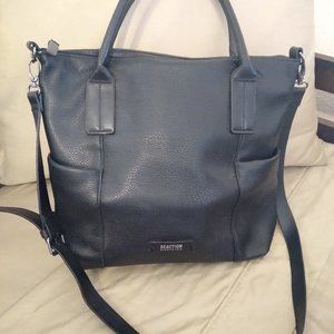 Black Leather Kenneth Cole Reaction Bag